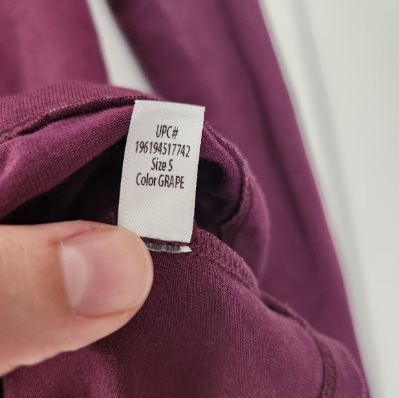 Cuddl Duds Purple Thermal Layer Size S - Picture 3 of 4